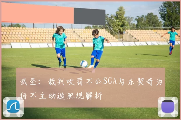 武圣：裁判吹罚不公SGA与东契奇为何不主动造犯规解析